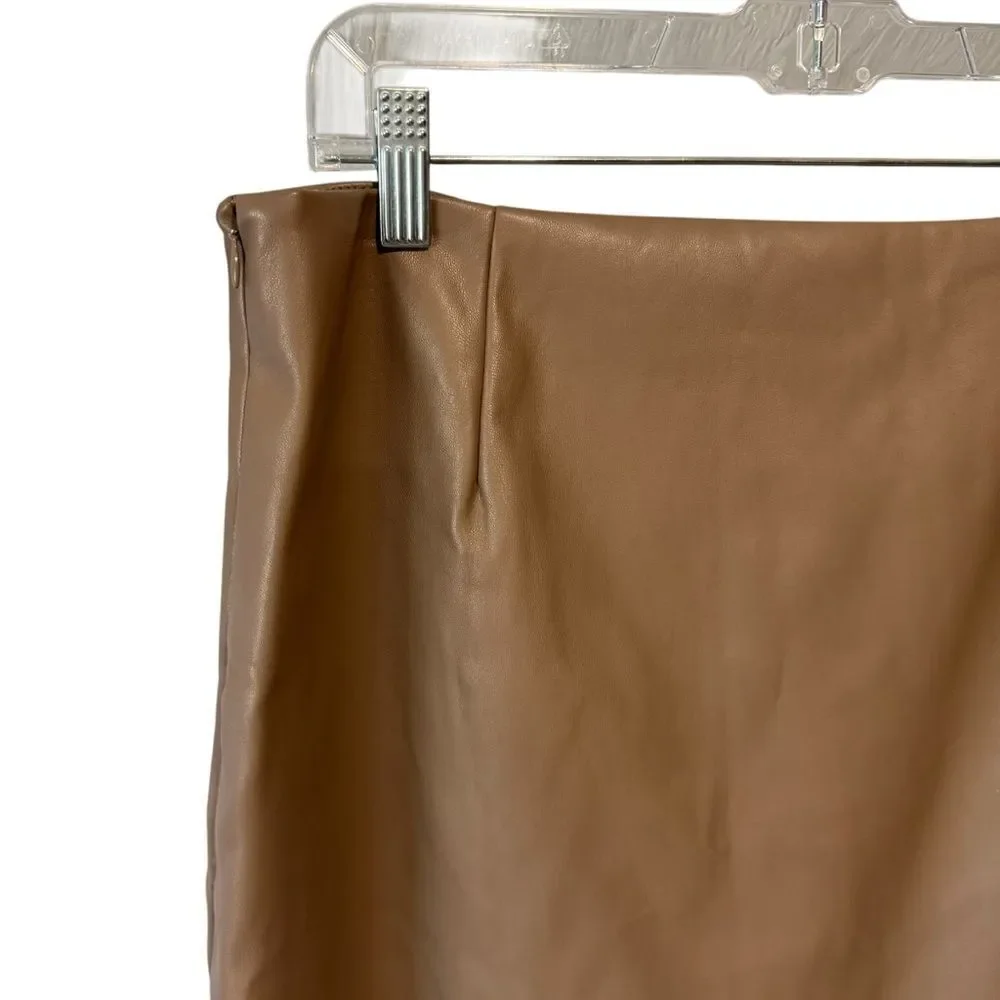 Revolve Noisy May Vegan Leather Clara Penny Mini Skirt